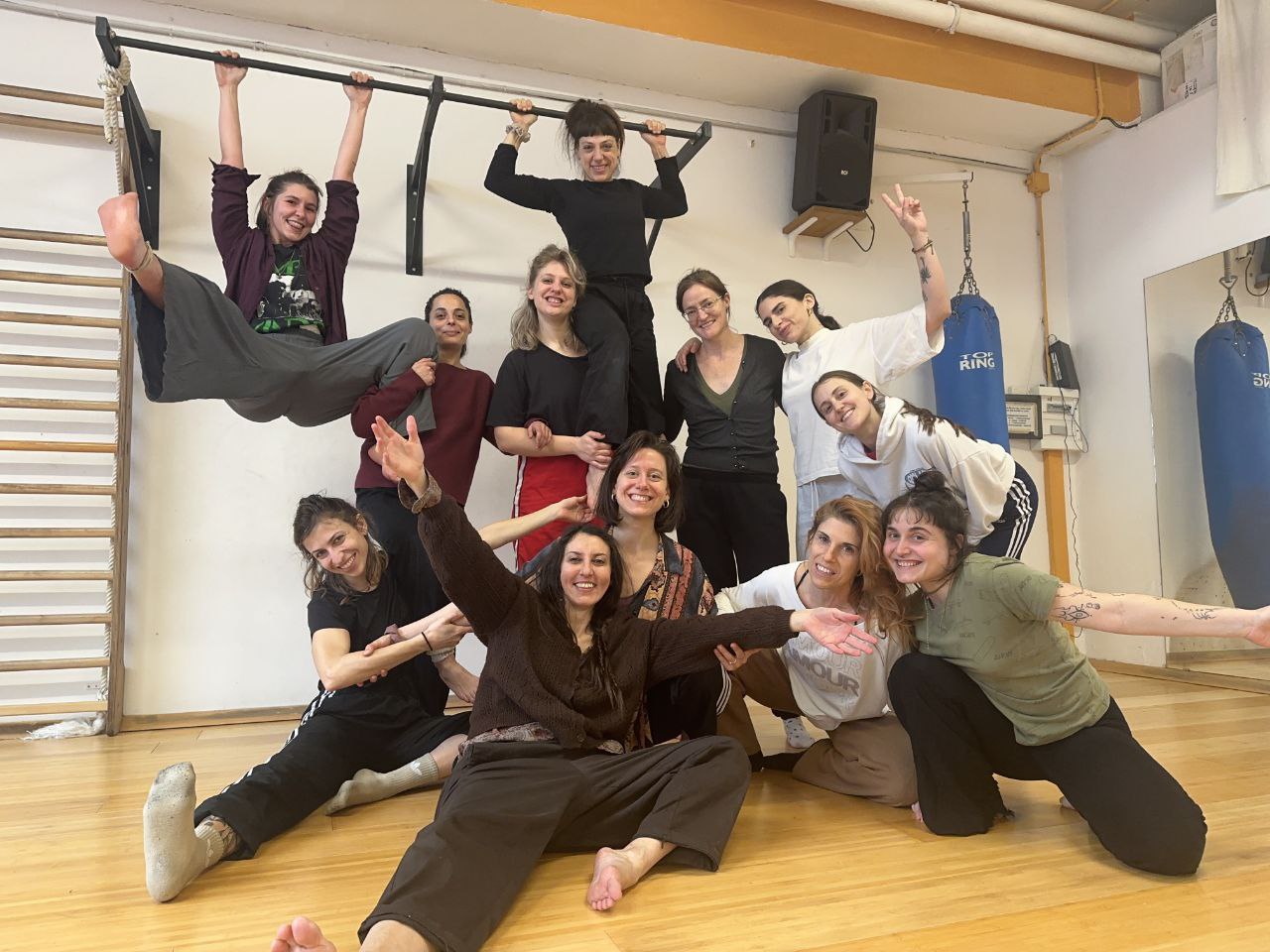 Teaching practice — group workshop at Salotto Somatico