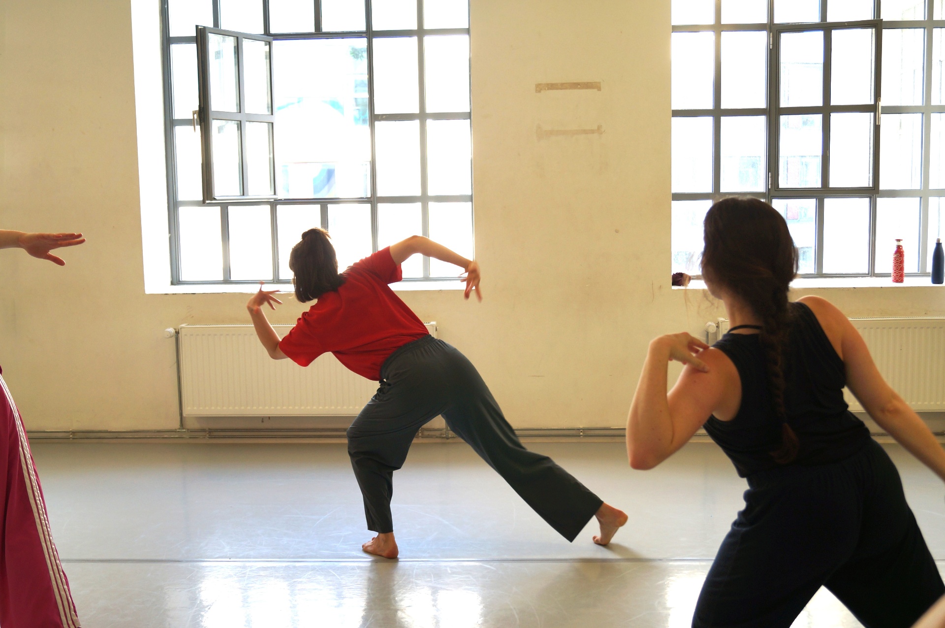Teaching practice — dancer by the studio window
